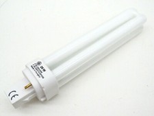 GE 22178 21W 2D Compact Fluorescent Butterfly Bulb – F212D/835/4P, 3500K, 4-Pin GR10q-4 Base, 1350 Lumens, 10000 Hrs