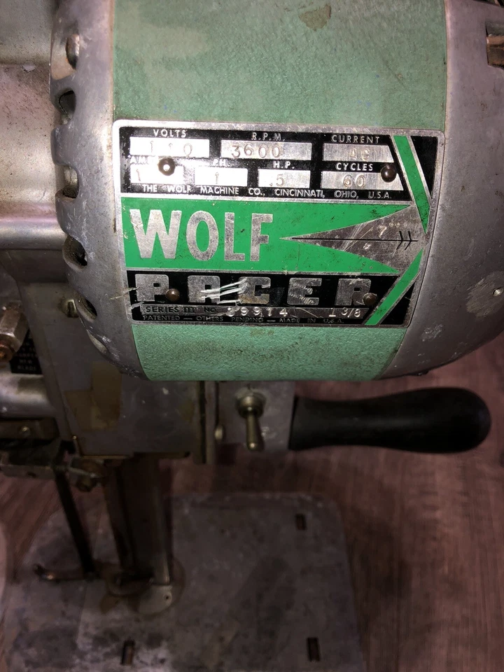 Cuchillos Wolf Pacer Tela Industrial Tapicería Corte XI 110V + ¡Cortador KXH! Foto 4 de 4