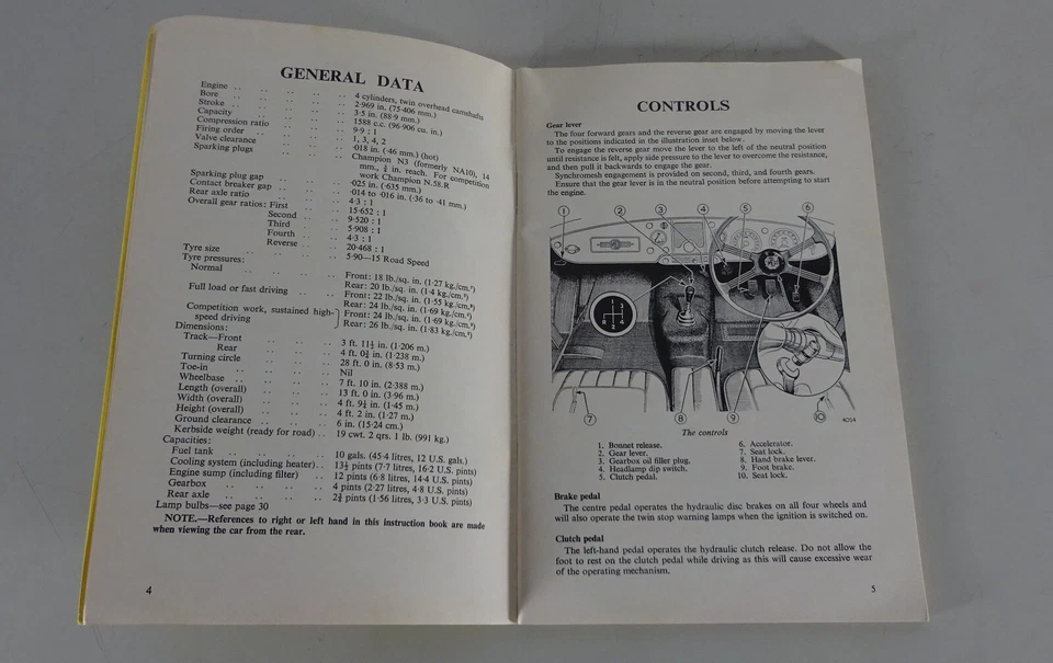 Manuale Del Proprietario / Manuale MG A / MGA TWIN CAM Dal 06/1958 - Immagine 3 di 4