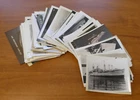 Lot of 136 Original Official US Navy Mix Size Photos of Battleships Carriers