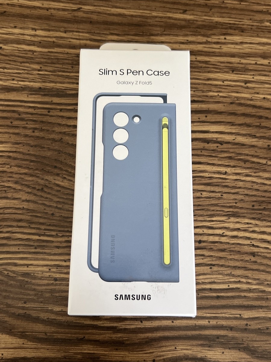 SAMSUNG - Galaxy Z Fold5純正 Slim S Pen Case アイシーブルー EF-OF94P_001_Front_Blue_RGB-