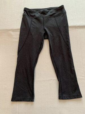 The North Face Womens Charcoal  Grey Capri Leggings Cropped Athletic Pants S/P
