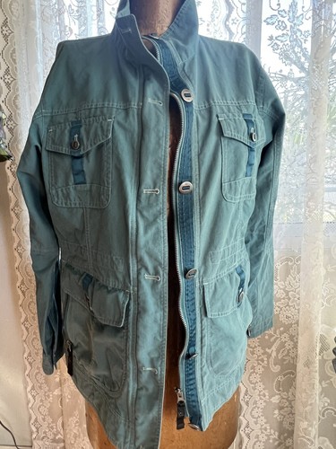 Women’s STS Equestrian Cowgirl Jacket Size Large Teal, Ranchwear The Keyla - Picture 2 of 8