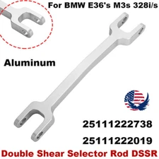 For BMW E36 DSSR Selector Rod M3 328i/s Billet Aluminum 25111222738,25111222019