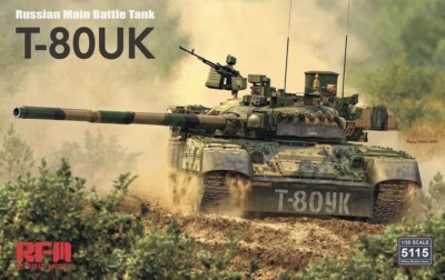 RYEFIELD MODEL RFM RM-5115 1/35 Russian Main Battle Tank T-80UK