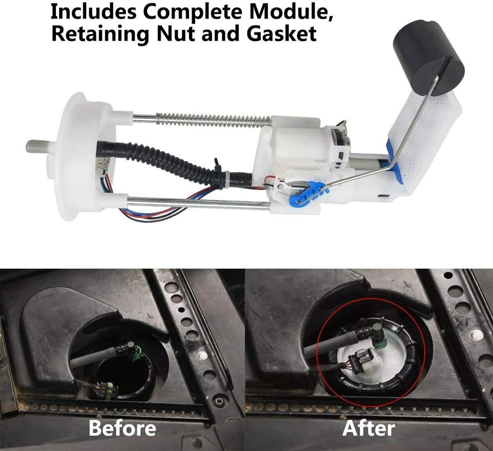 Conjunto de módulo de bomba de combustible para Polaris RZR 900 XP 1000 2015-2020 2205502 2208323 Foto 2 de 4