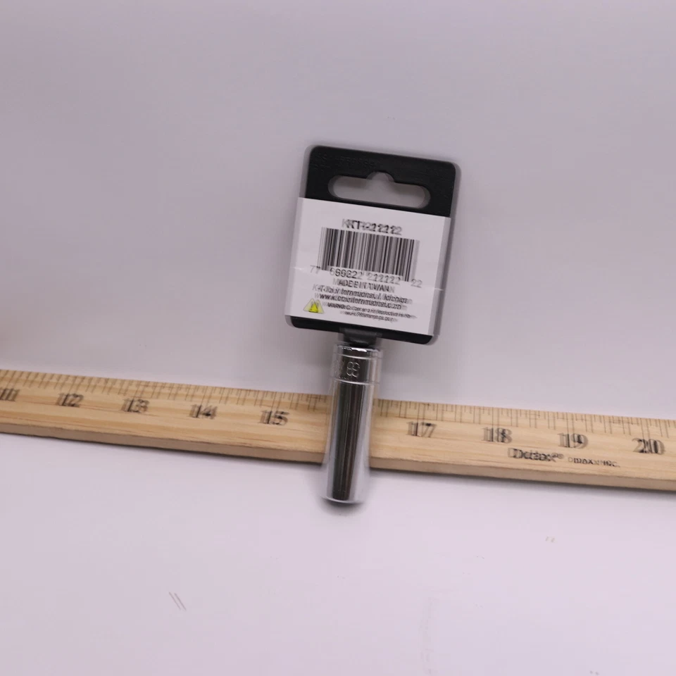 K Tool International Deep Socket 6 Point 1/4" Drive x 3/8" KTI-21212 - Image 3 of 4