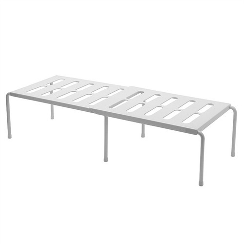 1/2xAdjustable Cupboard Storage Shelf Organiser Holder Pantry Stand Rack Kitchen - Picture 13 of 14
