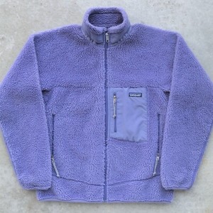 purple fleece coat