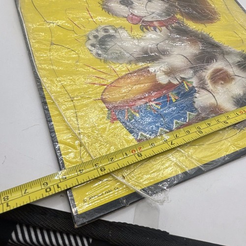 1954 Vintage Puppy Puzzle Wrapped In Plastic - Picture 8 of 8