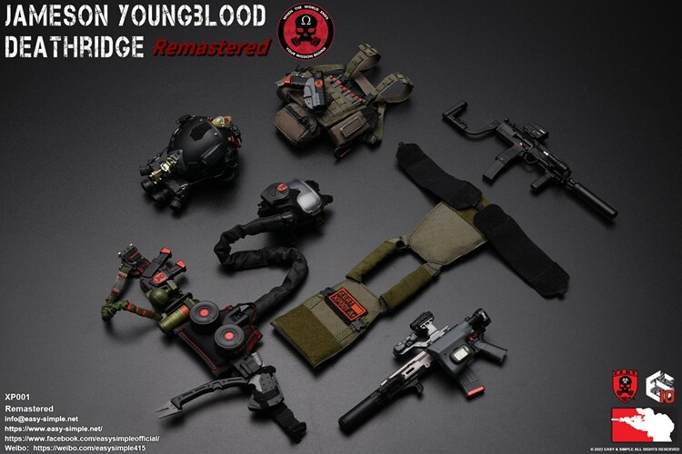 Ready! Easy&Simple ES XP001 1/6 Z.E.R.T Jameson Youngblood Ready! Easy&Simple ES XP001 1/6 Z.E.R.T Jameson Youngblood