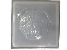 Bulldog Dog Stepping Stone Plaster or Concrete Mold 1168 Moldcreations