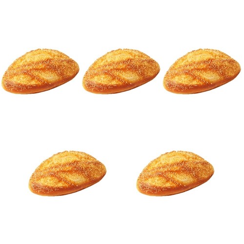 5pcs Lifelike Brotmodell gefälschte Brotdekoration Simulation Realistisches