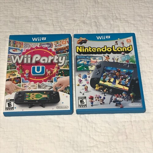 Untested Wii Party U & Nintendo Land Wii U Games eBay