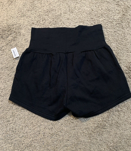 NWT! Old Navy Maternity "So Comfy" Black Casual Shorts - Size Small - Imagen 7 de 7