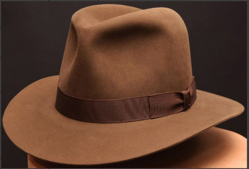 Men's Israeli Jewish Hat Wool Hasidic Jewish Wide-Brimmed Fedora