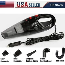 Potente Aspiradora de Mano para Carro Auto Wet&Dry Portable Car Vacuum Cleaner
