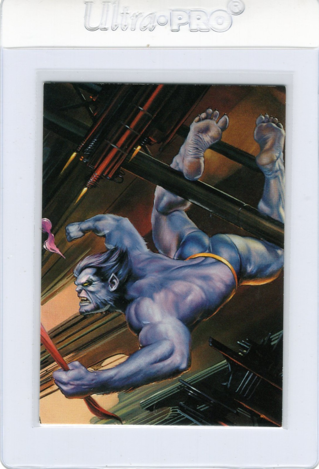 DC Versus Marvel 1995 - Impact  Embossed Card - Beast X-men  #12 Of 18