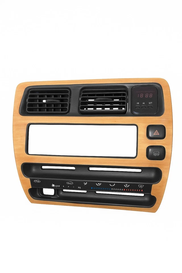 Rare Jdm Corolla AE101 OEM++ Woodgrain Dash Trim Set w/Cup Holders Used - Image 2 of 4