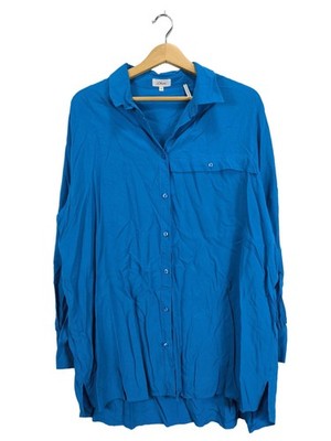 S.OLIVER Langarmhemd Damen Hemd Gr. DE 46 blau Casual-Look