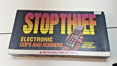 Vintage Complete STOP THIEF Electronic Cops And Robbers Board Game 1979 Bin CF