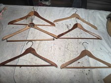 Wood Hangers. Lot Of 6. See Pics