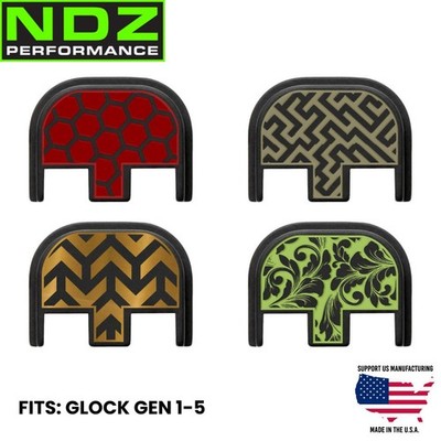 最終値下　DO NOT DO slide plate pendant NDZ Glock Gen 1-5 Rear Slide Plate Black Aluminum Deep Laser