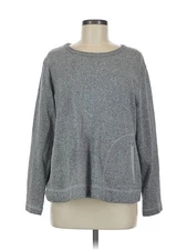 Hot Cotton by Marc Ware Women Gray Pullover Sweater M