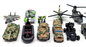 Vtg Galoob Micro Machines Military Lot: Terror Troops Freedom Force Skull Eagle