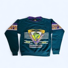 Vintage Iguana Don Pro League Crewneck Sweatshirt USA Made Size Small 8/10