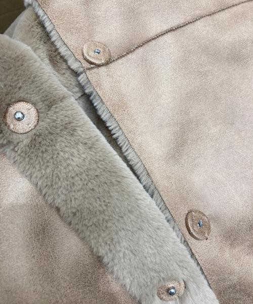 Ameri Beige Polyester Boa Coat, Multi-Way Use, Us… - image 8
