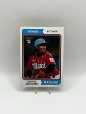 2023 Topps Heritage George Soriano SP Rookie #711 RC Miami Marlins RC