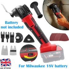 Cordless Oscillating Tool for Milwaukee 18V Battery, Multi-Tool for Cutting Wood