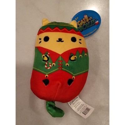Cats vs Pickles 4  Elfis Elf #444 2022 HOLIDAY Christmas Beanbag Plush