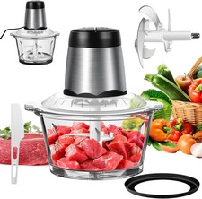 2L Electric Food Chopper Vegetable Chopper Food Processor Meat Grinder Mixer UK