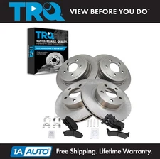 TRQ Front Rear Premium Semi Metallic Brake Pad & Rotor Kit for Sport Trac