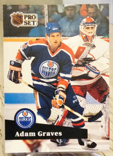 1991-92 Pro Set Adam Graves #67 Edmonton Oilers