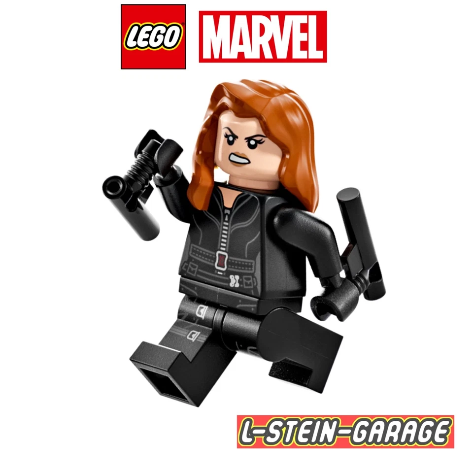 LEGO® Marvel Avengers Figur aus Set 76314 Black Widow mit Zubehör NEU