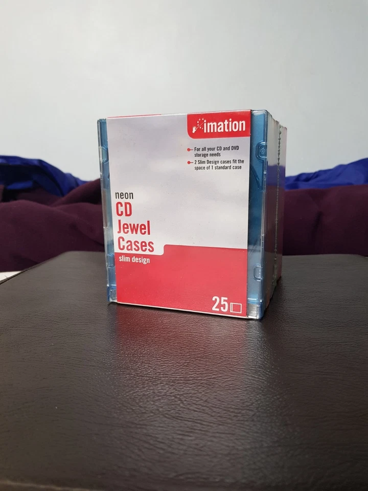 Retro Neon CD Jewel Cases - 25 pack - New and Sealed - Image 3 of 4