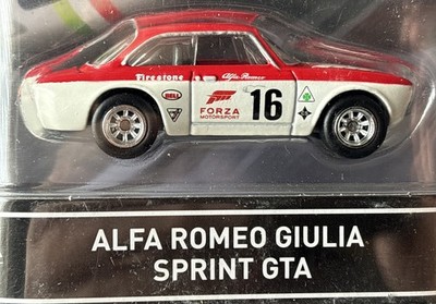Hot Wheels Premium Forza Motorsports Alfa Romeo Giulia Sprint GTA 1/64 Real Ride