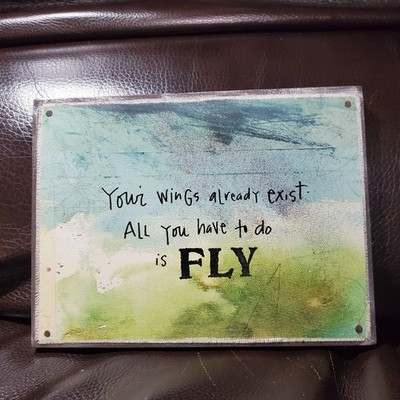Christine Mason Miller Collection Wall Art Your Wings Already Exist 8x6''