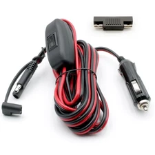 Cigarette Lighter SAE Battery Charger Cable Wire Harness with On/Off Switch 7...