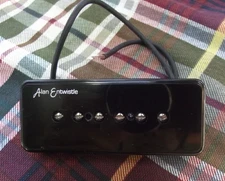 Black Alan Entwistle X90 Neck Soapbar Single Coil Guitar Pickup ~ P90, 8.8k