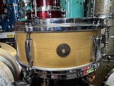 Gretsch 60’s Round Badge 4105 Dixieland Snare Drum 14x5.5”, Natural Finish