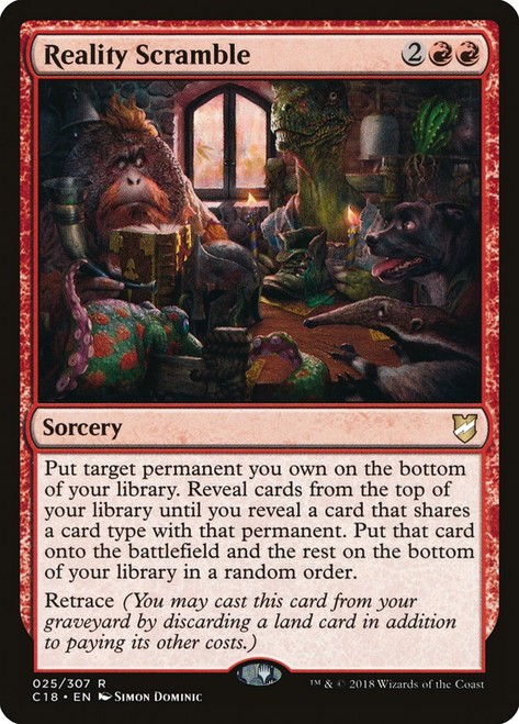 LP Reality Scramble, MTG, Commander 2018, Magic the Gathering, 25 *G