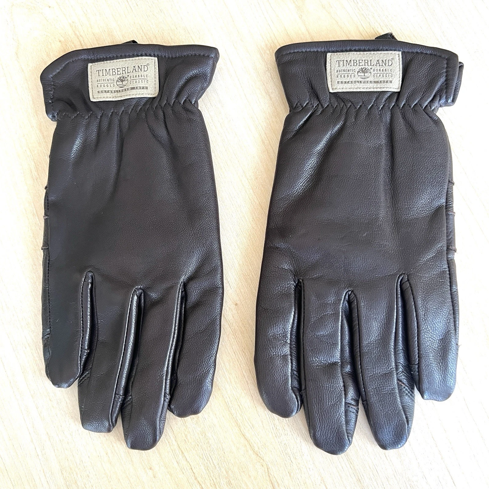 Vintage Timberland Men's Genuine Leather Napa Rugged Work Gloves Brown Large
Opens in a new window o