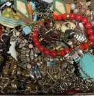 Vintage & Modern Some Signed Costume Jewelry Lot Full Small Priority Box # 25