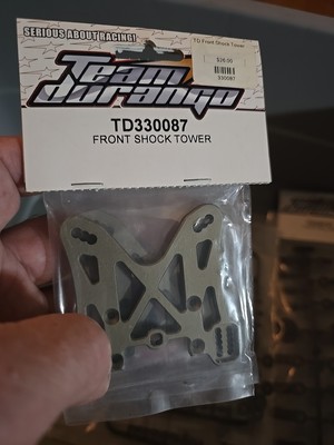 Team Durango Frontshock Tower . Part Number TD330087