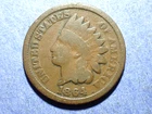 1864 Bronze Indian Cent  Good
