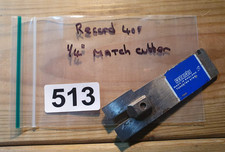 Vintage Record No 405 Plane 1/4" Matching Iron Old Woodworking Hand Tools Cutter